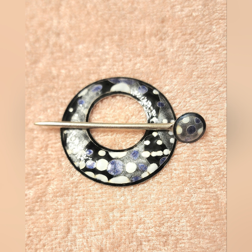 Gita Maria Glass Enamel Brooch